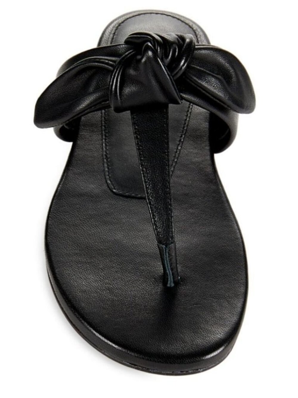 New Stuart Weitzman Bandeau Leather Flat Sandals Size 7 NWOT